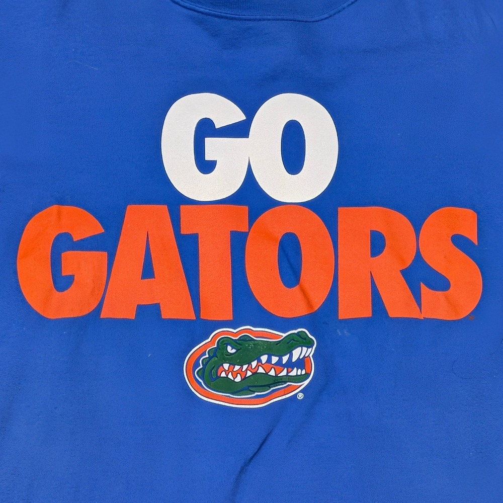 Nike Florida Gators Mens 2XL Blue Go Gators Graphic T-Shirt Standard Fit